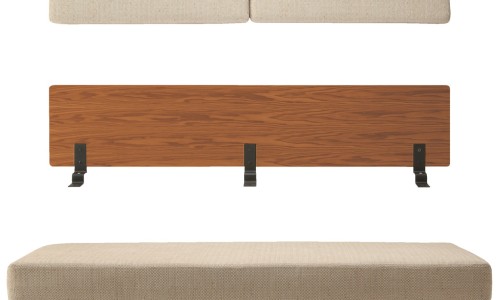 [무인양품] MUJI 침대프레임용 쿠션 & 월넛 등받이 일본공식스토어 상품
