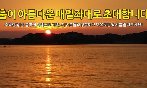 매일좌대낚시 이미지