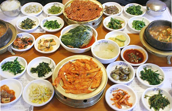 전통한정식 이미지