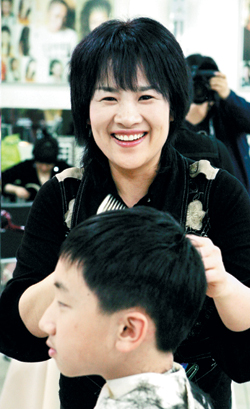 가위헤어 이미지