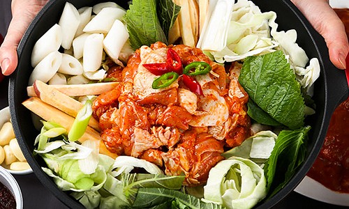 통나무집닭갈비 이미지