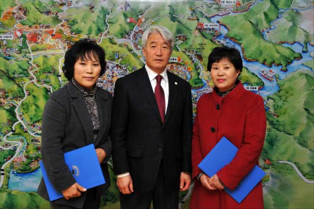 산수화 전통한과 이미지