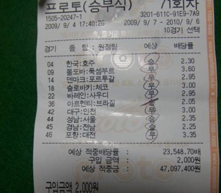 복권 이미지