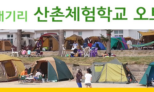 대기리 산촌체험학교 야영장 이미지