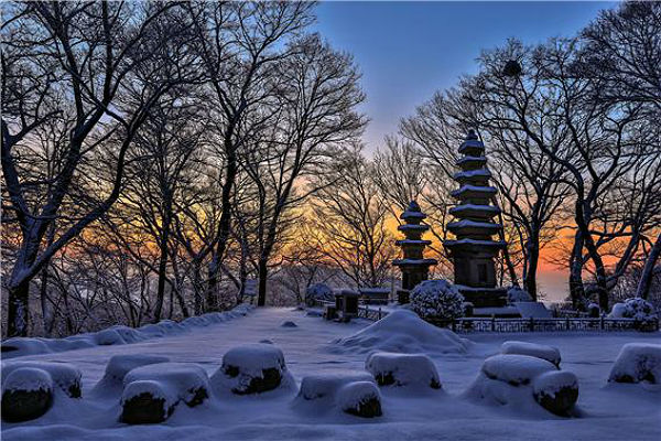 계룡산 경관 이미지