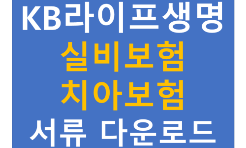 KB라이프생명 실비보험 청구서류 보험금청구서 양식 (팩스번호, 우편, 인터넷, 모바일, 방문접수, 어플청구) : 네이버 블로그