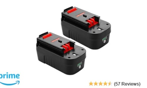 2 Pack 4.5Ah HPB18 Ni-Mh Battery Fast Charger for Black and Decker 9.6-24V  Batteries and Battery Replacement for Black and Decker 18V Battery