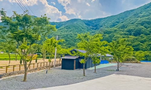 별빛 은하수 캠핑장 이미지