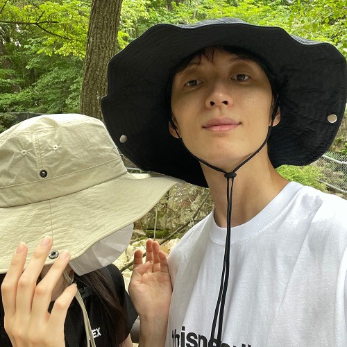 여름 챙넓은 버킷햇 벙거지 남자 여성 물놀이 휴양지 빅사이즈 대두 사파리 모자 상세 이미지 3