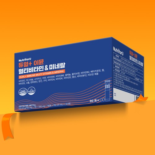 뉴트리포유 올인원 멀티 비타민 듀얼 이뮨샷 30개입 피로회복 액상 마시는 미네랄 종합영양제 제품 이미지