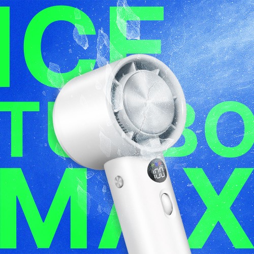 알리사 100단 아이스터보MAX 휴대용선풍기 냉각 에어컨 손선풍기 손풍기 미니 핸디 핸드 상세 이미지 2