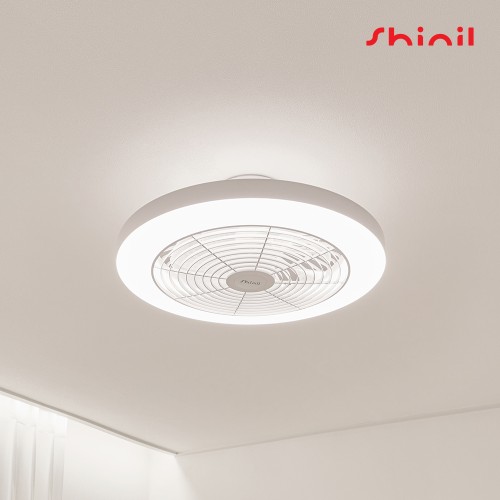 신일 실링팬 LED 조명 천장형 공기순환 BLDC 선풍기 미니 안방 아이방 셀프 간편 설치 상세 이미지 3