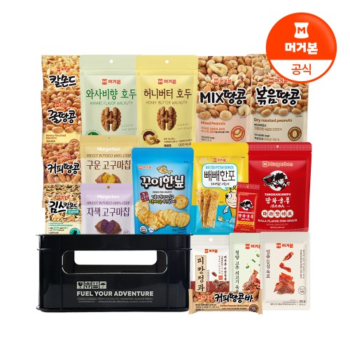 [머거본] 견과 골라먹는 블랙캠핑박스 18종 제품 이미지