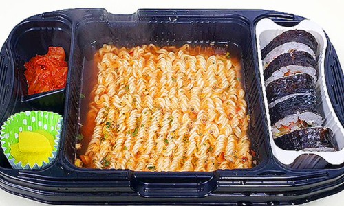 라면과김밥 이미지