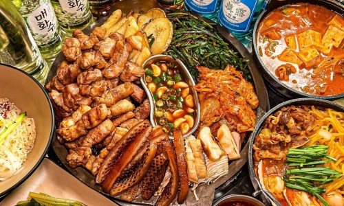 삼겹살구워서 이미지