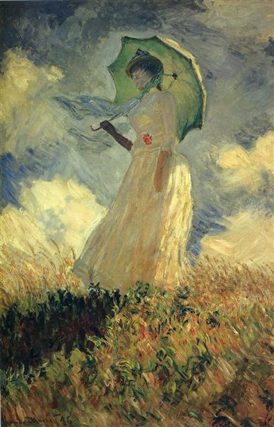 Claude Monet - Portrait of Eugenie Graff (1882) Womens Leggings