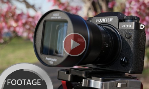 FUJIFILM X-T4 and SIRUI 50mm Anamorphic Lens - Handheld Sample