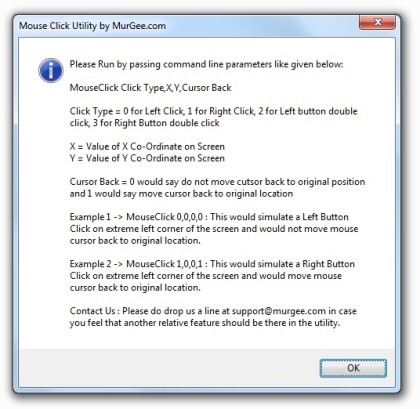 MurGee Auto Mouse Click Sample Scripts