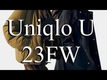 유니클로 23FW U 착용영상 사이즈 TIP( 쇼트블루종&우먼라인 포함)