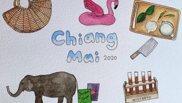 그림과 함께하는 Chiang Mai에서의 일주일 :)