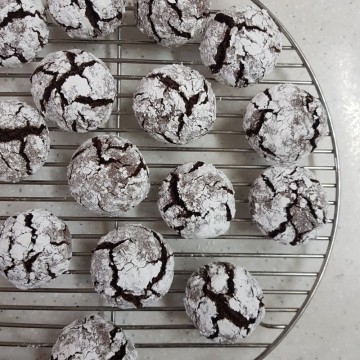 초콜릿 크링클 쿠키(Chocolate Crinkle Cookies)