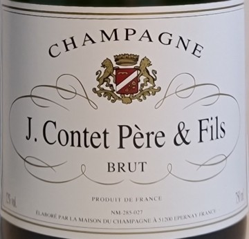제이 꽁떼 페레 에 피스 브뤼 샴페인 NV (J. Contet Pere et Fils Brut Champagne)