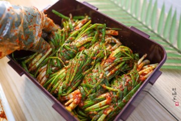 백종원파김치 담그는법 : 맛있게 쪽파 김치 찹쌀풀 만들기