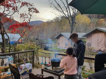 소백산 국립공원 삼가 야영장 산막텐트 후기