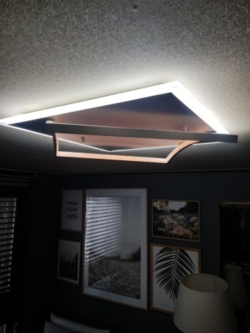 [프로라이팅] 침실 조명 세련된 골드 포인트 LED 방등 안방 인테리어