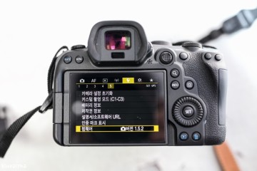 캐논 풀프레임 미러리스 카메라 EOS R6 1.5.2 펌웨어 업데이트 바뀐점은?