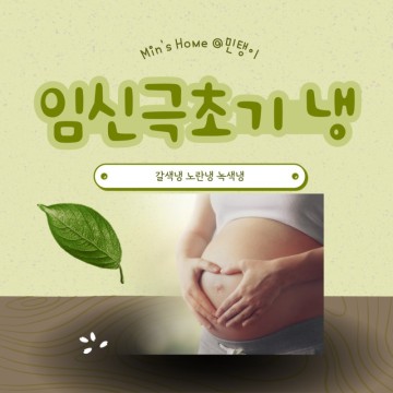 임신극초기 갈색냉 노란냉 (임신3,4주 증상)