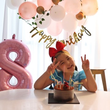8살 생일이벤트 엄마가 준비한 생일풍선 파티!