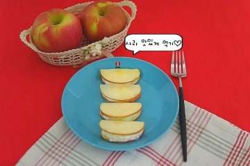 사과요리 양배추사과샌드 사과를 색다르게 먹는방법 양배추요리 홈브런치 디저트 과일샐러드