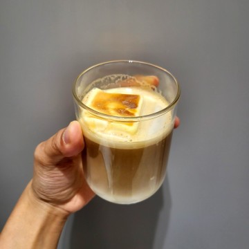 엑설런트 바닐라 아이스크림 라떼 만들기 홈카페 커피레시피