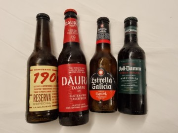 [스페인 맥주] 스페인 현지에서 마셔본 에스트렐라 담, 알함브라, 모리츠, 크루즈캄포 바르셀로나