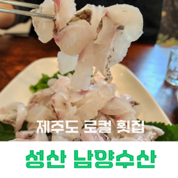 제주 성산 도민 맛집 남양수산 참돔회가 맛있는 최애 횟집