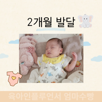 생후2개월 아기 발달, 신생아 체중, 수유량 수유텀 수면시간