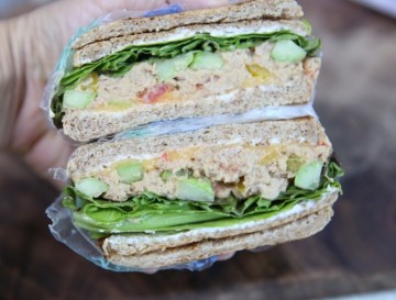 냉장고 자투리재료 활용한 샌드위치 참치샐러드로 간편하게 만든 다이어트 샌드위치