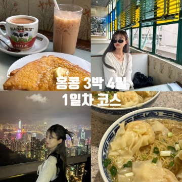 [홍콩] 홍콩 3박 4일 여행 1일차 코스 (미도카페, 미드레벨에스컬레이터, 스카이테라스428, 침차이키)
