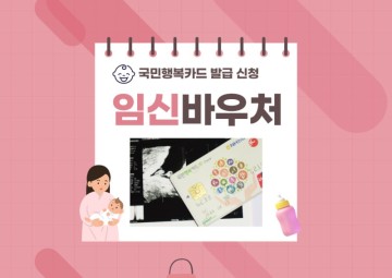 국민행복카드 발급 임신바우처신청 사용처 잔액조회