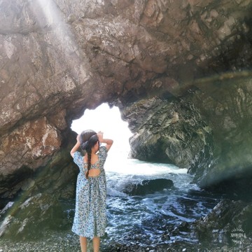 경주 동굴 여행 감포 전촌항용굴 멋진 바다 풍경 사룡굴 포토존