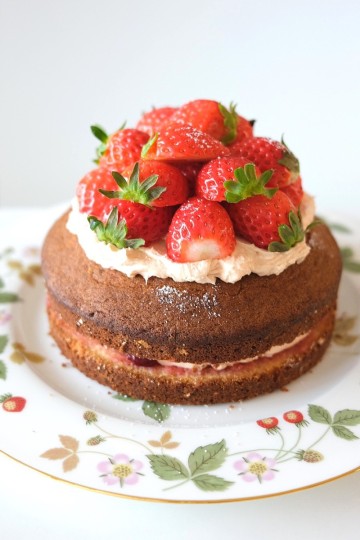 빅토리아 딸기 케이크 만들기 예쁜 홈베이킹