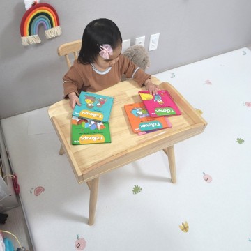 유아원목책상 쁘띠라뺑 애니 우리 아이 첫 책상의자세트