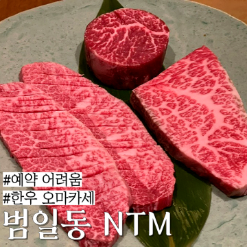부산 범일동 맛집: 기념일에 가기 좋은 부산 한우 오마카세 "NTM"