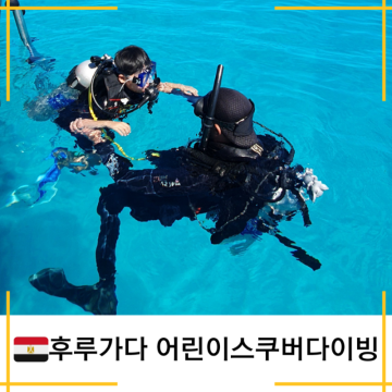 [이집트] 아이랑 함께하는 후루가다 홍해에서 즐기는 스쿠버다이빙 _ 어린이스쿠버다이빙 가능업체 추천