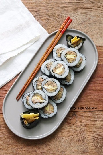 볶은 김치김밥 만들기 묵은지 참치김밥 간단 김밥 맛있게싸는법