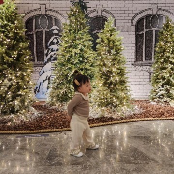 판교현대백화점 크리스마스 트리 아기랑 사진찍기 좋은 곳