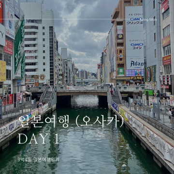 [일본] 3대가 함께하는 3박 4일 일본여행 - 오사카 :: Day 1