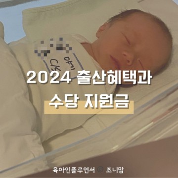 2024 출산혜택 지원금 첫만남이용권 부모수당 양육수당 아동수당