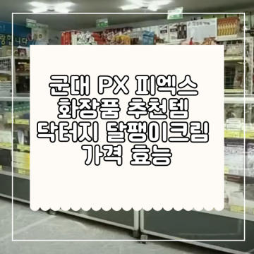 군대 PX 화장품 추천템 피엑스 닥터지 달팽이크림 가격 효능 판매중단?